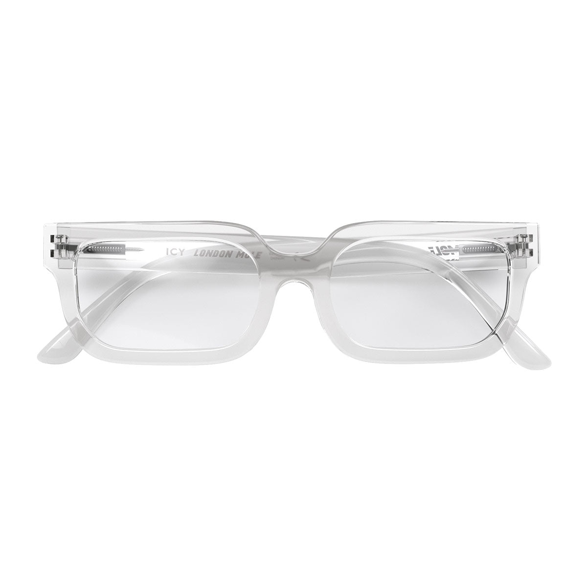 London Mole Icy Transparent Blue Blockers