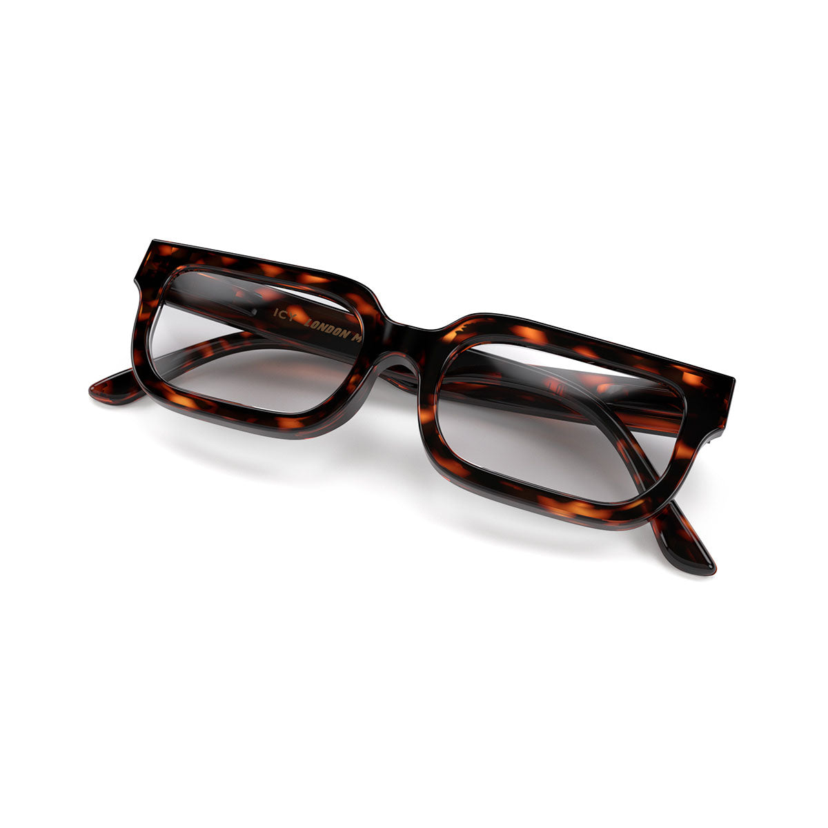 London Mole Icy Gloss Tortoise Shell Blue Blockers
