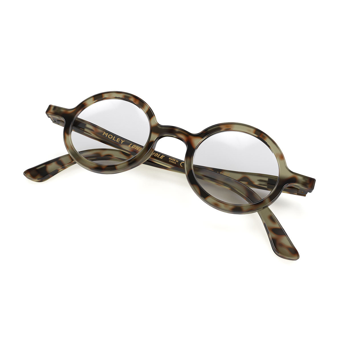 London Mole Moley Gloss Grey Tortoise Shell Blue Blockers