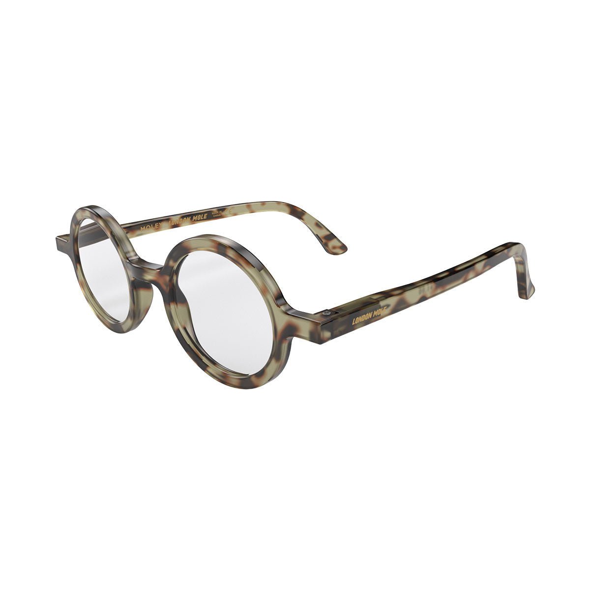 London Mole Moley Gloss Grey Tortoise Shell Blue Blockers