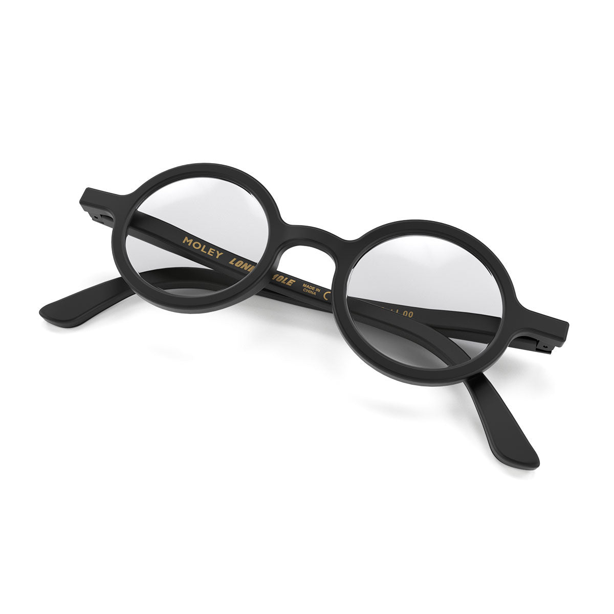 London Mole Moley Matte Black Blue Blockers