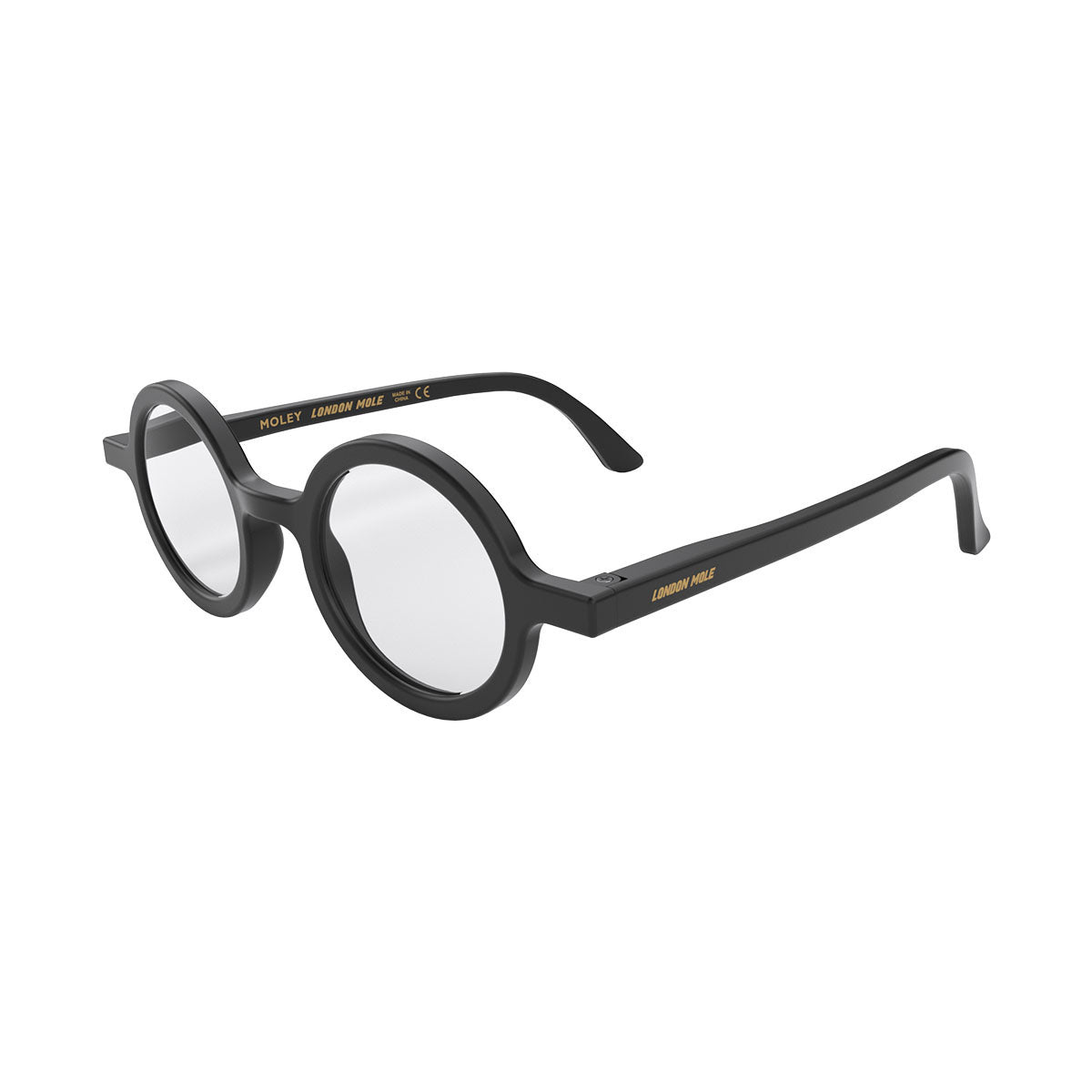 London Mole Moley Matte Black Blue Blockers