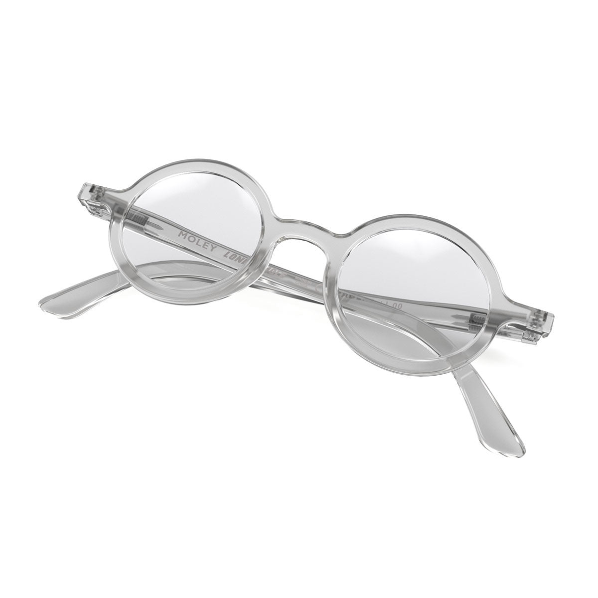 London Mole Moley Transparent Blue Blockers