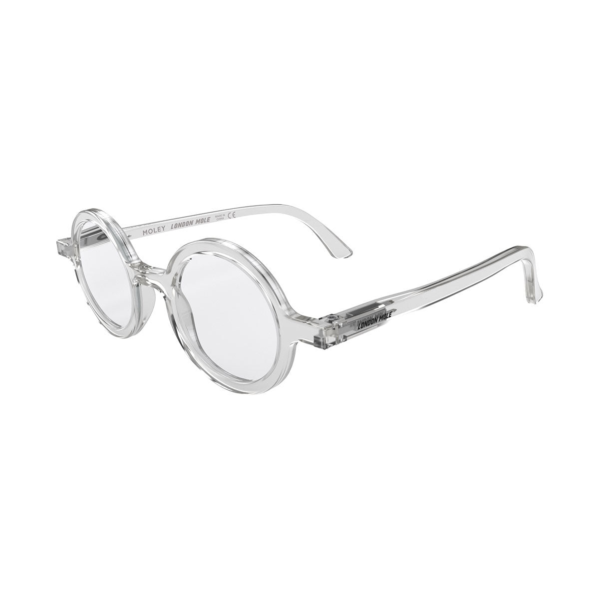 London Mole Moley Transparent Blue Blockers