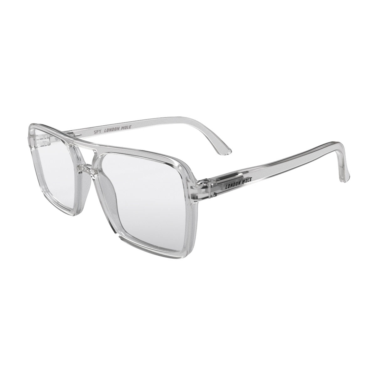 London Mole Spy Transparent Blue Blockers