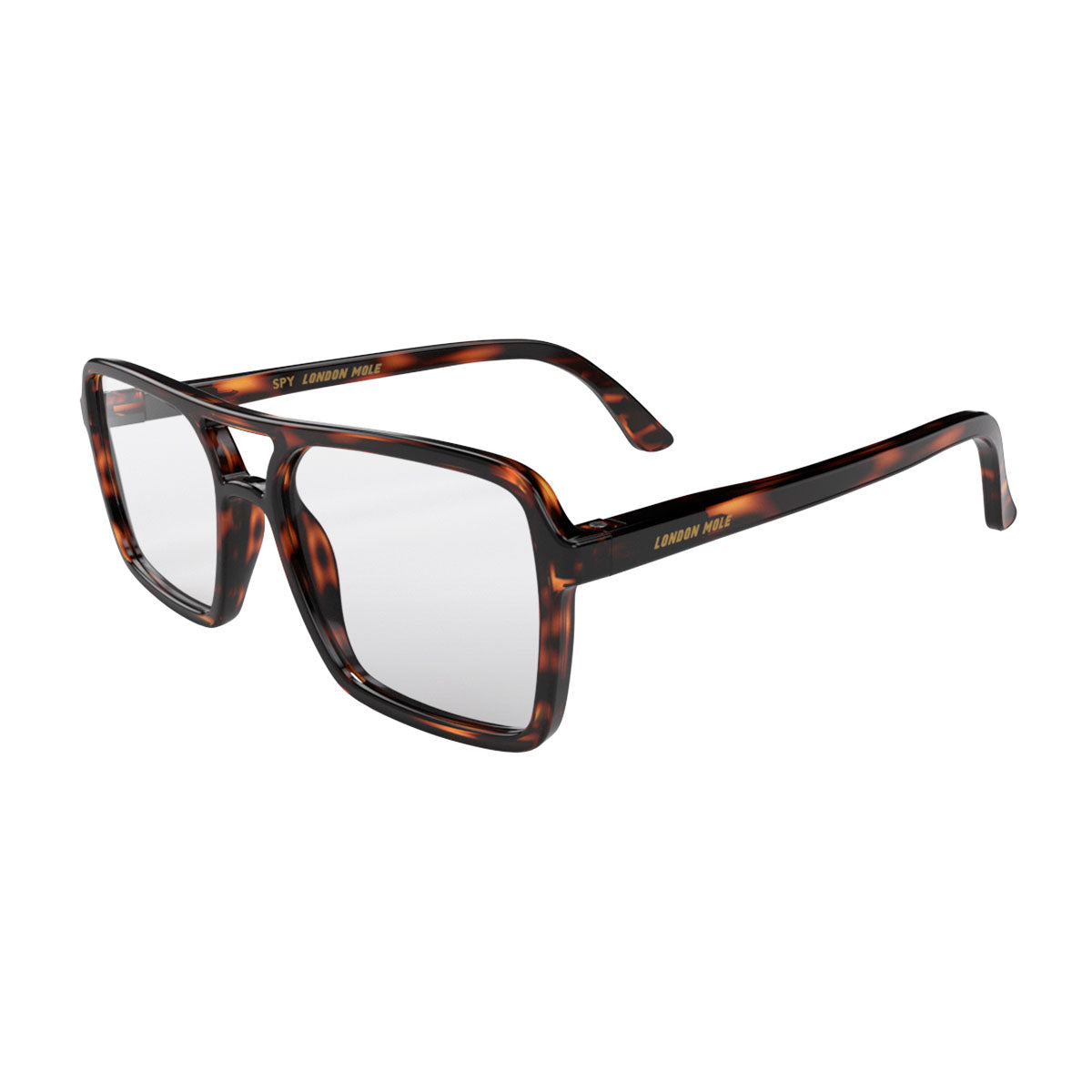 London Mole Spy Tortoise Shell Blue Blockers