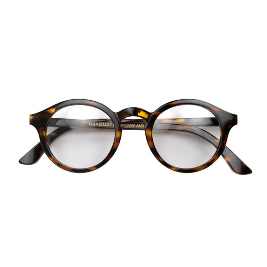 London Mole Graduate Gloss Tortoise Shell Blue Blockers