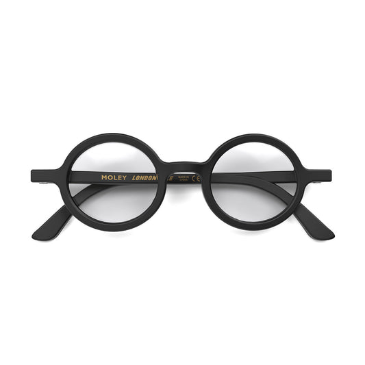 London Mole Moley Matte Black Blue Blockers