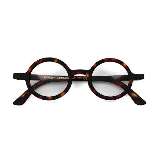 London Mole Moley Matte Tortoise Shell Blue Blockers