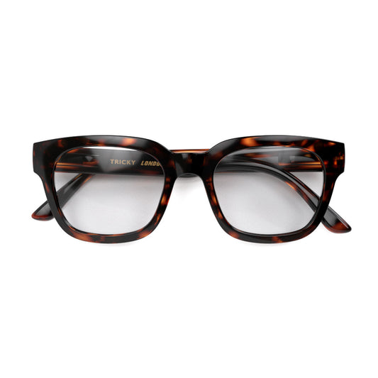 London Mole Tricky Tortoise Shell Blue Blockers